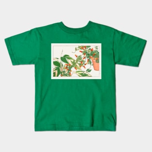 House plants and flowers Japan art illustration Kids T-Shirt